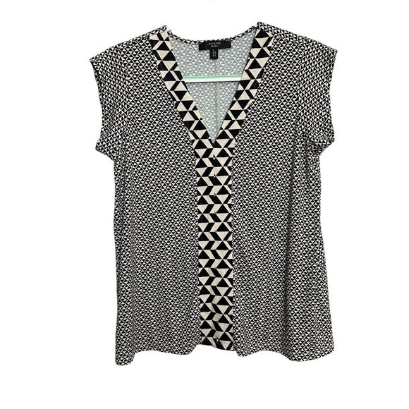 MaxMara Weekend Geo Print Top - Picture 1 of 8